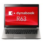 「PR63ABAA63CAD81」 Core i5-6300U搭載13.3型dynabookが特価販売中 「PR63ABAA63CAD81」 Core i5-6300U搭載13.3型dynabookが特価販売中